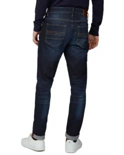 Baird Slim Taper Vintage Wash Jeans - Denim