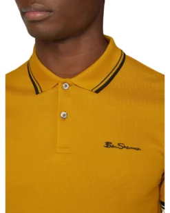 Baird Organic Cotton Signature Polo - Dijon