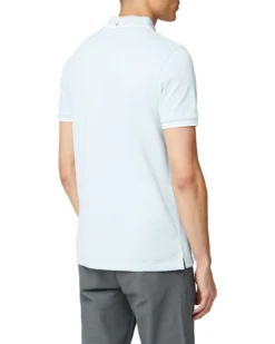 Baird Organic Cotton Signature Polo Shirt - Sky