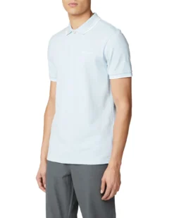 Baird Organic Cotton Signature Polo Shirt - Sky