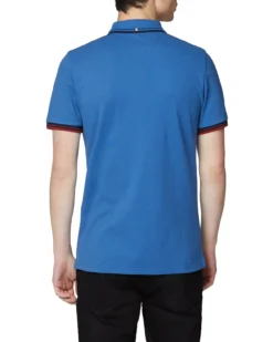 Baird Organic Cotton Signature Polo Shirt - Blue