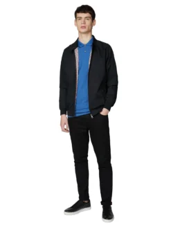 Baird Organic Cotton Signature Polo Shirt - Blue