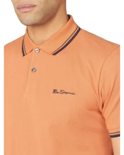 Baird Organic Cotton Signature Polo - Terracotta 8 Baird Organic Cotton Signature Polo - Terracotta