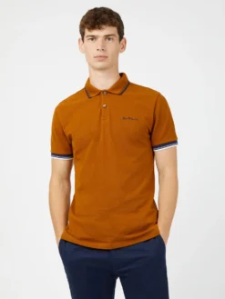 Baird Organic Cotton Signature Polo - Caramel Signature Polos