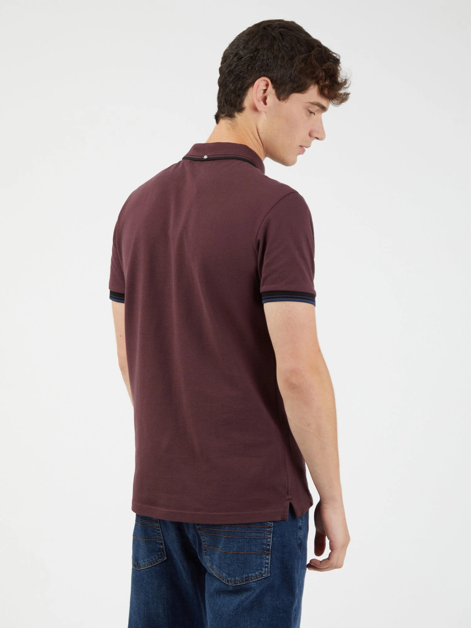 Baird Organic Cotton Signature Polo - Bordeaux 4 Baird Organic Cotton Signature Polo - Bordeaux