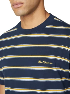 Baird Loungewear Vintage YD Stripe Tee - Dark Navy