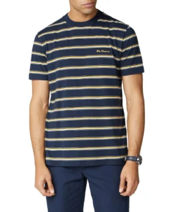 Baird Loungewear Vintage YD Stripe Tee - Dark Navy