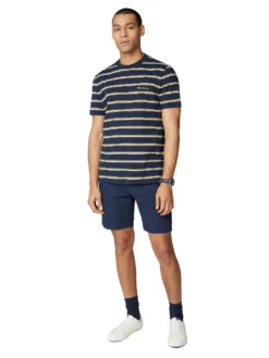 Baird Loungewear Vintage YD Stripe Tee - Dark Navy