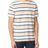 Baird Loungewear Reverse Loopback Stripe Tee - Peach