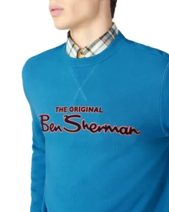 Baird Signature Logo Sweatshirt - Petrol Loungewear