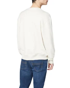 Baird Loungewear Signature Logo Sweatshirt - Ecru