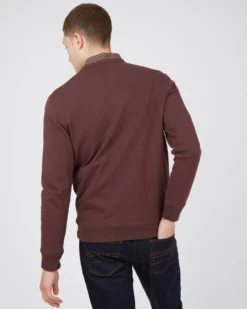 Baird Signature Logo Sweatshirt - Bordeaux Loungewear 9 Baird Signature Logo Sweatshirt - Bordeaux Loungewear