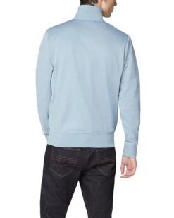 Baird Color Block Tricot Jacket - Dusky Blue Casual Jackets