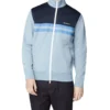 Baird Color Block Tricot Jacket - Dusky Blue Casual Jackets