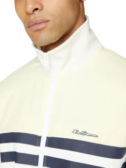 Jaytex Color Block Tricot Jacket - Ivory Casual Jackets