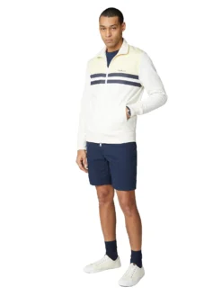 Jaytex Color Block Tricot Jacket - Ivory Casual Jackets