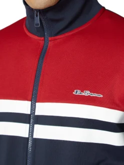 Baird Color Block Tricot Jacket - Dark Navy Casual Jackets