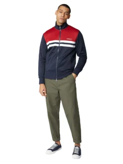Baird Color Block Tricot Jacket - Dark Navy Casual Jackets