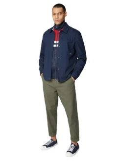 Baird Color Block Tricot Jacket - Dark Navy Casual Jackets