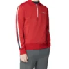 Jaytex Mod Tape Tricot Quarter-Zip Pullover - Red