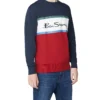 Baird Loungewear Color Blocked Logo Sweatshirt - Dark Navy