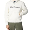 Baird Embroidered Logo Hoodie - Ecru