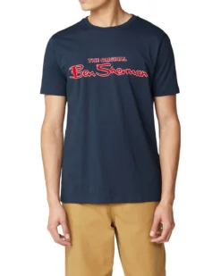 Baird Signature Logo Tee - Dark Navy Loungewear