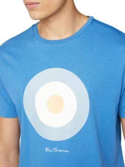 Baird Loungewear Signature Target Tee - Blue