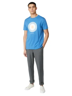 Baird Loungewear Signature Target Tee - Blue