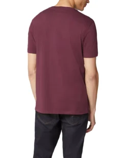 Baird Loungewear Signature Target Tee - Wine