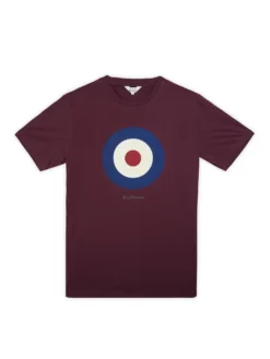 Baird Loungewear Signature Target Tee - Wine