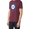 Baird Loungewear Signature Target Tee - Wine