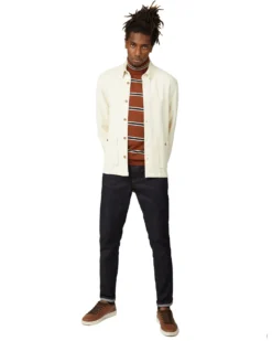 Baird Casual Jackets Raw Cotton Chore Jacket - Ivory