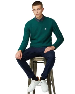 Baird B By Ben Sherman Crewneck Sweater - Forest