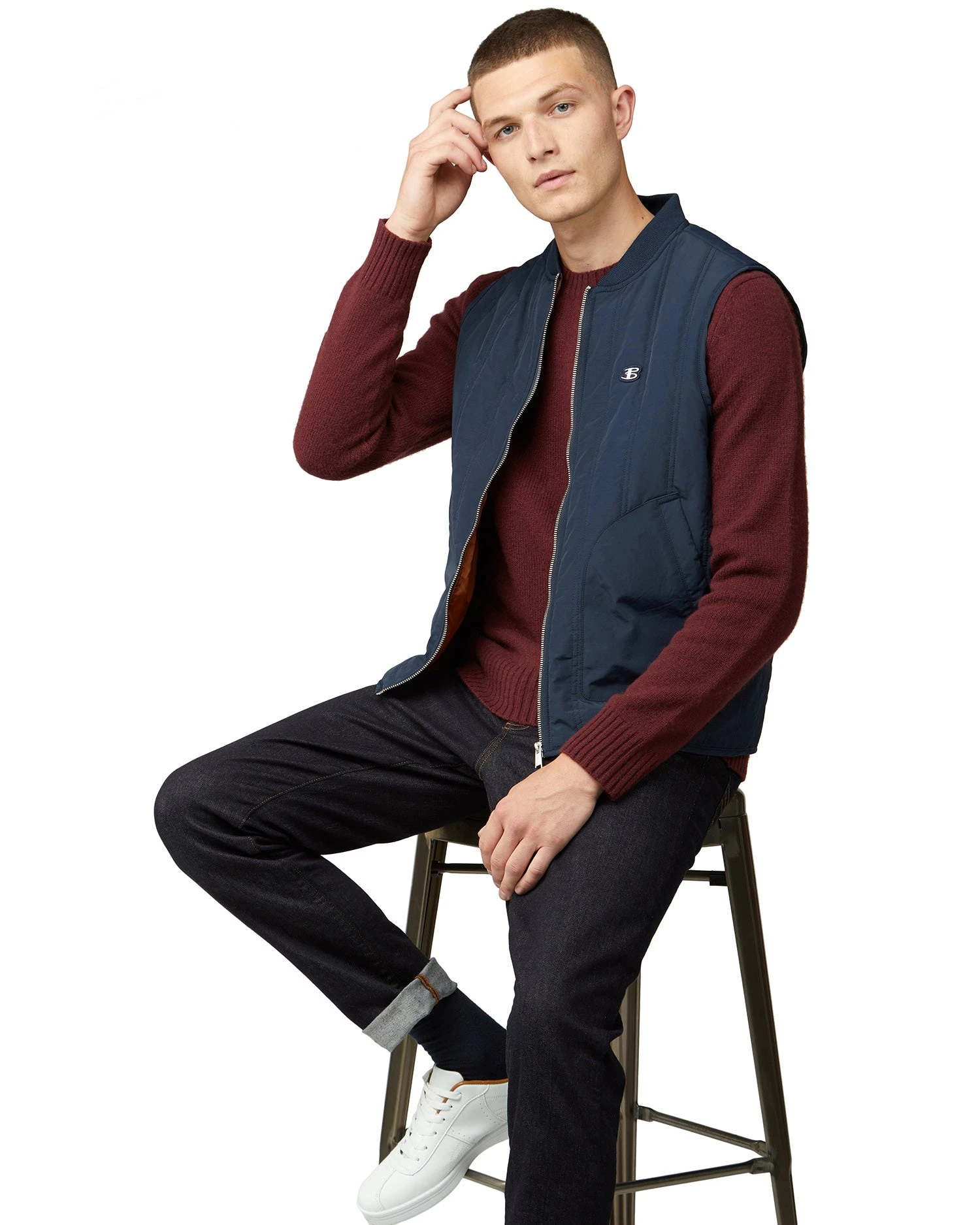 Baird B By Ben Sherman Crewneck Sweater - Port B By Ben Sherman Shop 7 Baird B By Ben Sherman Crewneck Sweater - Port B By Ben Sherman Shop