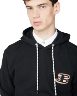 Baird B By Ben Sherman Logo Hoodie - Black Loungewear