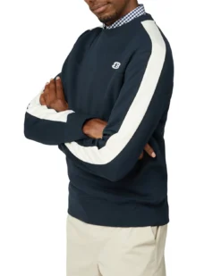 Baird B By Ben Sherman Shop B By Ben Sherman Tricot/Loopback Mix Sweatshirt - Midnight