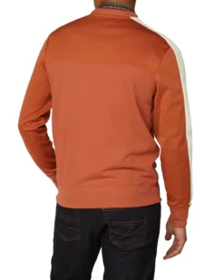 Baird Loungewear B By Ben Sherman Tricot/Loopback Mix Sweatshirt - Sienna