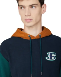 Baird B By Ben Sherman Reverse Loopback Hoodie - Midnight 8 Baird B By Ben Sherman Reverse Loopback Hoodie - Midnight