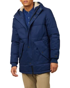 Baird B By Ben Sherman Quilted Mountaineering Jacket - Twilight Denim