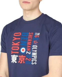 Baird Team GB Men's Tokyo Type Graphic Tee - Midnight Loungewear