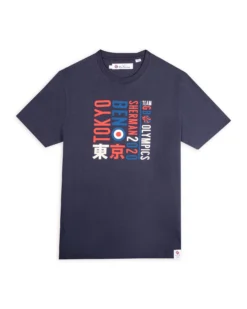 Baird Team GB Men's Tokyo Type Graphic Tee - Midnight Loungewear