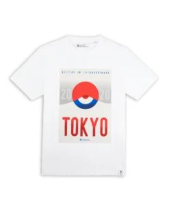 Baird Loungewear Team GB Men's Tokyo Art Graphic Tee - White