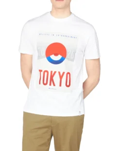 Baird Loungewear Team GB Men's Tokyo Art Graphic Tee - White