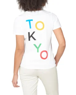 Baird Team GB Women's Back-Print Graphic Tee - White Short-Sleeve Shirts