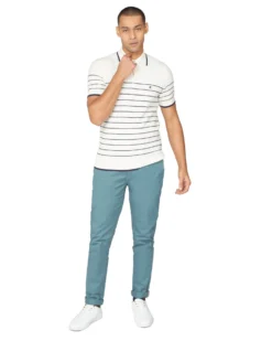 Baird B By Ben Sherman Shop B By Ben Sherman Textured Stripe Polo - Ivory 9 Baird B By Ben Sherman Shop B By Ben Sherman Textured Stripe Polo - Ivory