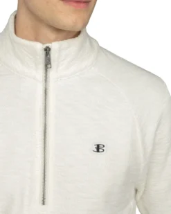 Baird Loungewear B By Ben Sherman Loopback Jersey Sweatshirt - Ivory