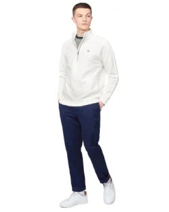 Baird Loungewear B By Ben Sherman Loopback Jersey Sweatshirt - Ivory