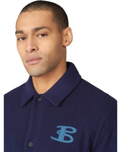 Baird Casual Jackets B By Ben Sherman Loopback Coach Jacket - Marine