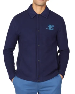 Baird Casual Jackets B By Ben Sherman Loopback Coach Jacket - Marine